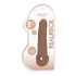 RealRock Penismouw 9 - 21,5 cm - donker natuurkleur