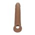 RealRock Penismouw 9 - 21,5 cm - donker natuurkleur
