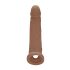 RealRock Penismouw 9 - 21,5 cm - donker natuurkleur