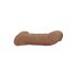 RealRock Penismouw 9 - 21,5 cm - donker natuurkleur