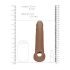 RealRock Penismouw 9 - 21,5 cm - donker natuurkleur