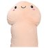 Knuffelbare pluchen penis - 60cm (naturel)