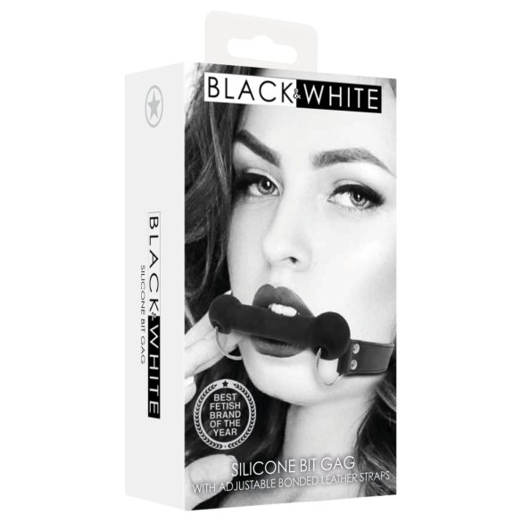 Ouch! - botvormig mondknevel (zwart)