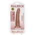 RealRock Slim - realistische dildo 15,5cm (donker natuur)