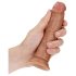 RealRock - Realistische dildo - 15,5 cm (donker natuur)