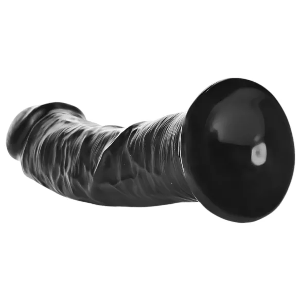 RealRock - realistische dildo met zuignap - 15,5cm - zwart