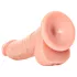 RealRock - realistische dildo met zuignap - 15,5cm - huidskleur