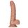 RealRock - dildo met zuignap en ballen - 15,5 cm (donker natuur)