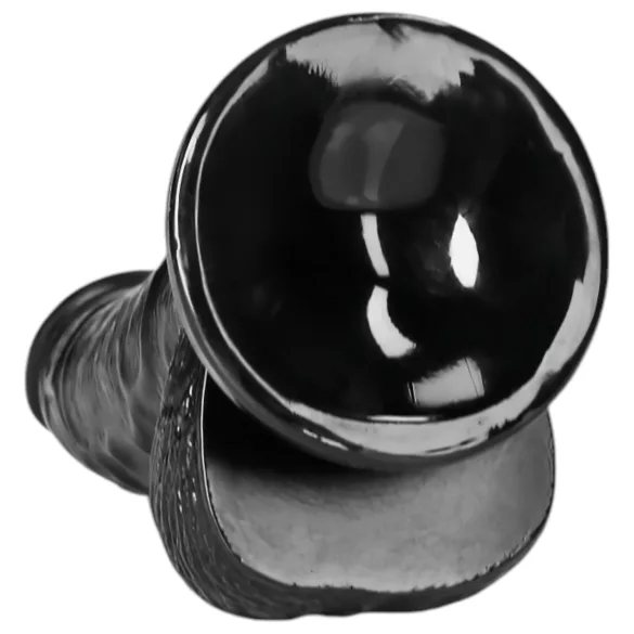 RealRock - realistische dildo met zuignap - 15,5cm - zwart