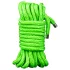 Ouch! - bondage touw - glow in the dark - 10 meter - groen