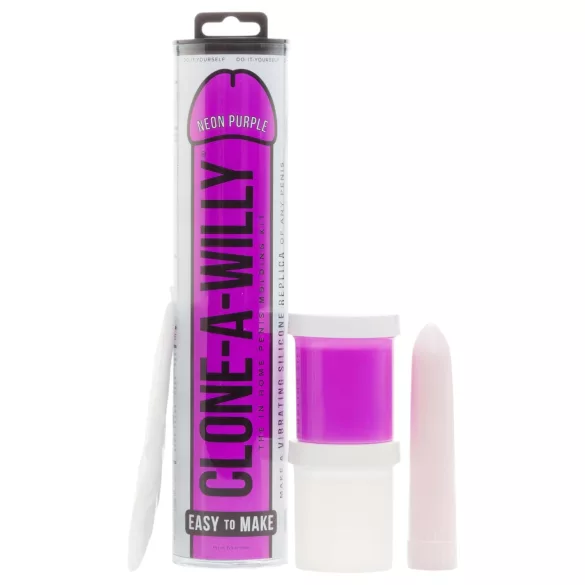 Clone-a-Willy - penis duplicatie set met vibrator - lila
