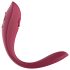 Raytech Rose - Oplaadbare, waterdichte duo-vibrator (rood)