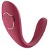 Raytech Rose - Oplaadbare, waterdichte duo-vibrator (rood)