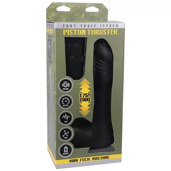 Doc Johnson - Mini F-Machine stoot vibrator - draadloos - zwart