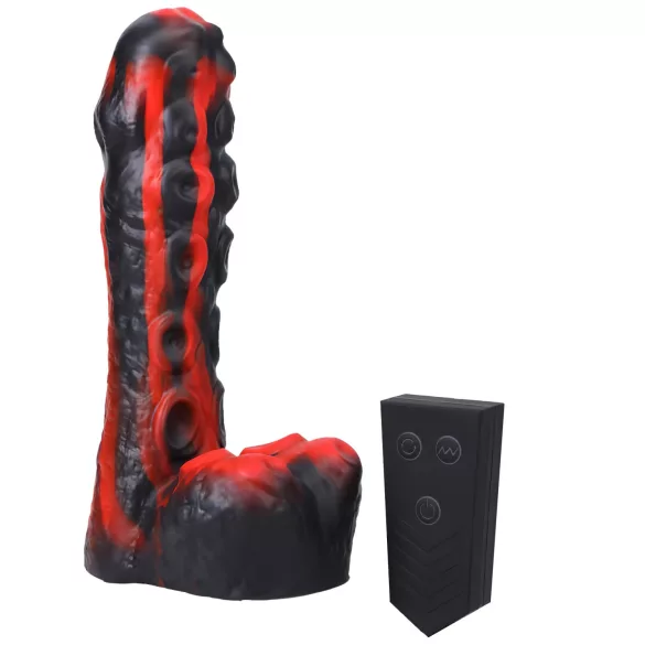 Doc Johnson Mini F-Machine Tendril - stoot vibrator - draadloos - rood