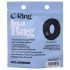 Doc Johnson C-Ring - silicone penisring (zwart)