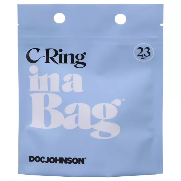 Doc Johnson - penisring - siliconen - zwart