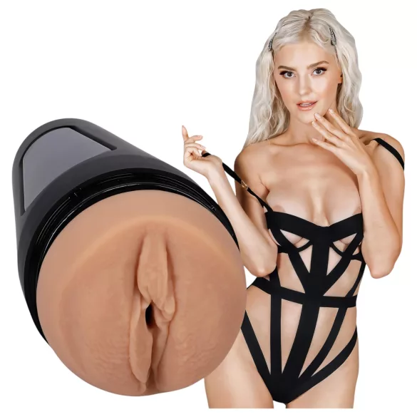 Doc Johnson Eva Elfie - Ultraskyn kunstvagina masturbator in huls (huidskleur)