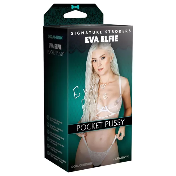 Doc Johnson Eva Elfie - realistische masturbator - Ultraskyn - huidkleur