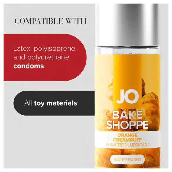 System JO Bake Shoppe - gearomatiseerde glijmiddel, soes (60 ml)