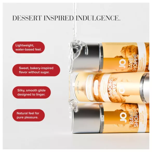System JO Bake Shoppe - gearomatiseerde glijmiddel, soes (60 ml)