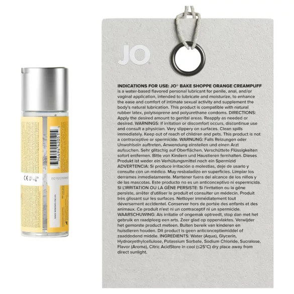 System JO Bake Shoppe - gearomatiseerde glijmiddel, soes (60 ml)