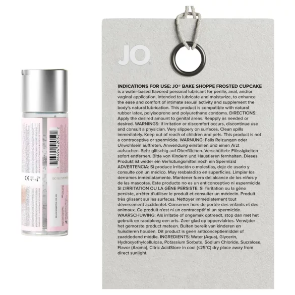 System JO Bake Shoppe - glijmiddel met smaak, geglazuurde muffin (60 ml)