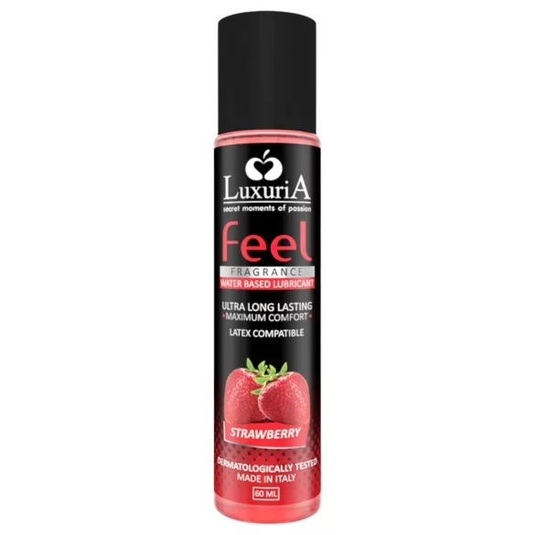 LuxuriA Feel Strawberry - glijmiddel op waterbasis - aardbei - 60ml