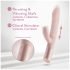 Blush Fraya - clitorale stootvibrator met arm - siliconen - roze