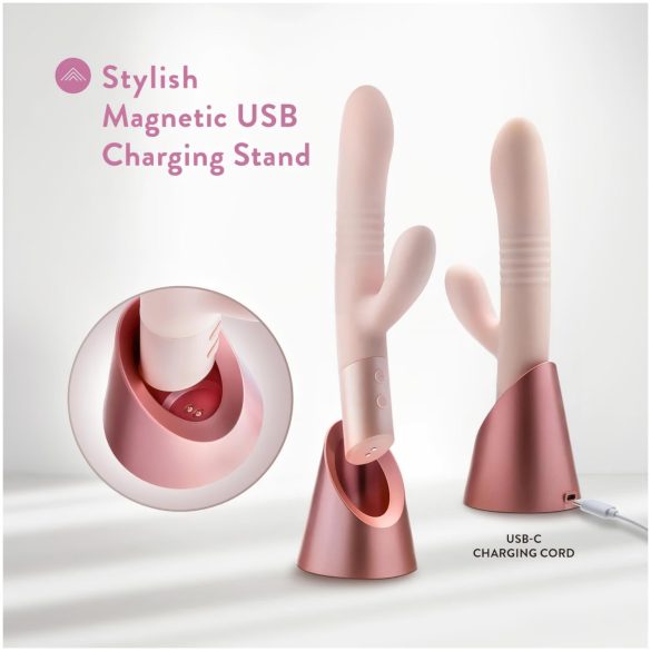 Blush Fraya - clitorale stootvibrator met arm - siliconen - roze