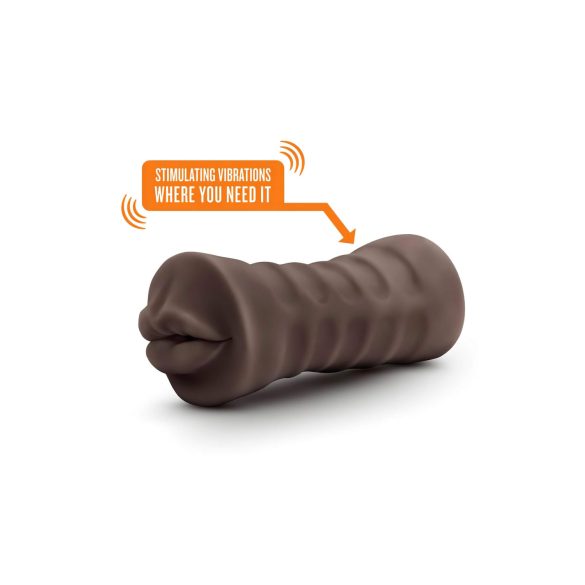 Enlust Krystal - vibrerende kunstmond - met AI afbeeldingen - bruin