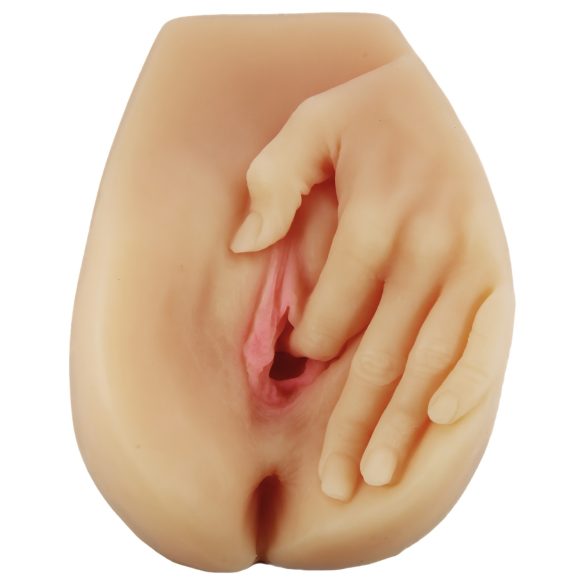 Enlust Selena - vibrerende kunstvagina met AI-afbeeldingen (natuurkleur)