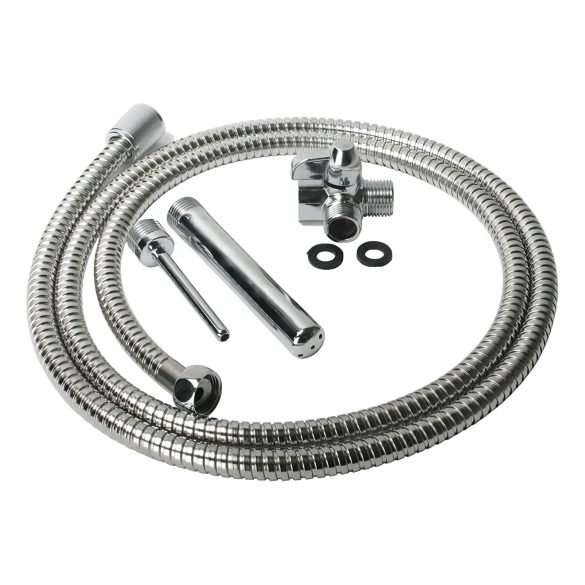 Douche Enema - aluminium intieme doucheset (zilver)