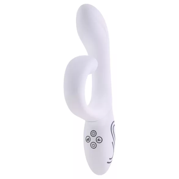 Paradise Illumination - vibrator met lichtgevende clitorisstimulator (wit)
