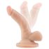 Dr. Skin 4 - Realistische zuignap dildo - huidkleurig (12 cm)