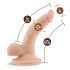 Dr. Skin 4 - Realistische zuignap dildo - huidkleurig (12 cm)