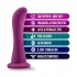 Temptasia Bellatrix - dildo met zuignap - siliconen - paars