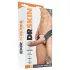 Dr. Skin - holle strap-on dildo - 15cm huidkleur