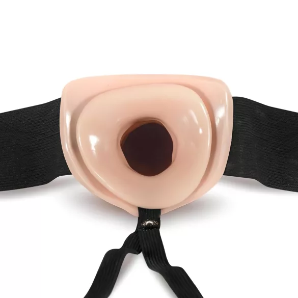 Dr. Skin - holle strap-on dildo - 15cm huidkleur