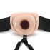 Dr. Skin 6.5 - Holle Strap-On Dildo, 15cm (Natuur)