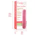 Gaia Eco M - vibrator - milieuvriendelijk - coral - medium