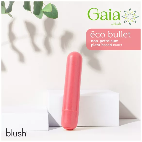 Gaia Eco M - vibrator - milieuvriendelijk - coral - medium