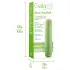 Gaia Eco M - vibrator - milieuvriendelijk - groen - medium