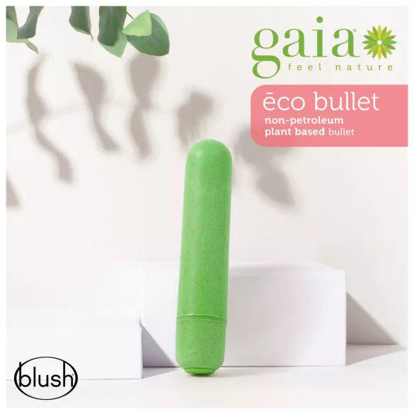 Gaia Eco M - vibrator - milieuvriendelijk - groen - medium