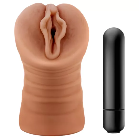 M For Men Sofia - vibrerende kunstvagina - natuurkleur