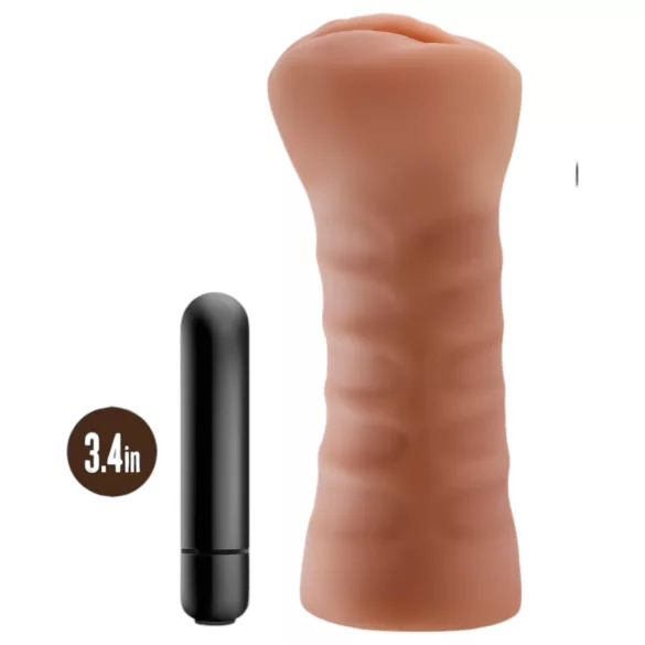 M For Men Sofia - vibrerende kunstvagina - natuurkleur