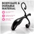 Anal Adventures - prostaat dildo - siliconen - zwart
