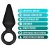 Anal Adventures Platinum S - anale plug (zwart) - klein