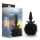 Anal Adventures Platinum - anaal plug met konijnenstaart (zwart)