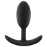 Anal Avonturen Platinum M - zwarte anale plug (medium)